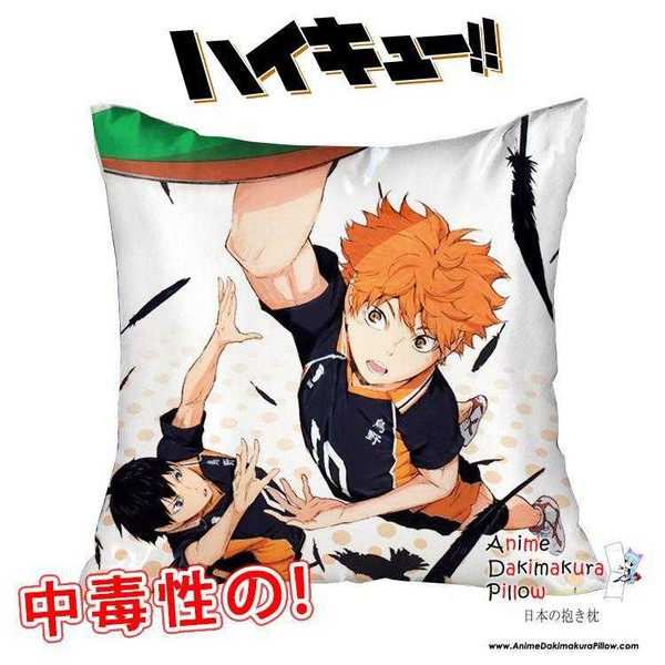 New Haikyuu 40x40cm Square Anime Dakimakura Waifu Throw Pillow Cover GZFONG120 Anime Dakimakura Pillow Shop